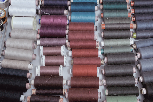 Garn in verschiedenen Farben